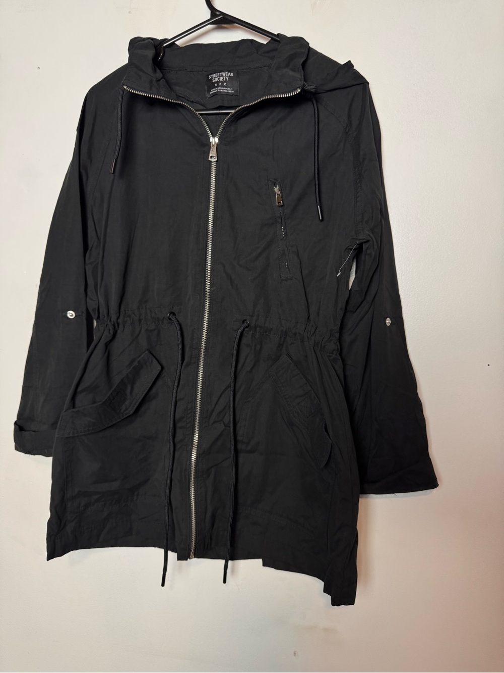 Brand new black jacket with waist shaping detail size-small